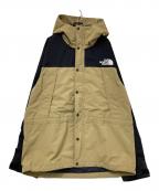 THE NORTH FACEザ ノース フェイス）の古着「マウンテンライトパーカー」｜ベージュ×ブラック