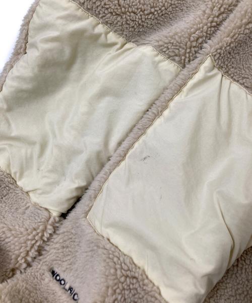 WOOLRICH（ウールリッチ）WOOLRICH (ウールリッチ) フリースジャケット ベージュ サイズ:Lの古着・服飾アイテム