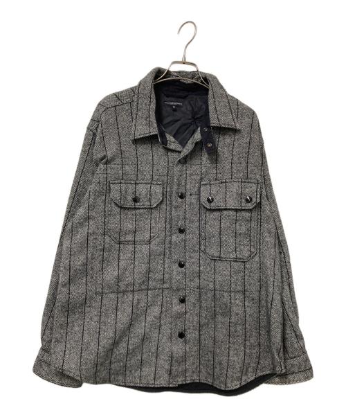 Engineered Garments（エンジニアド ガーメンツ）Engineered Garments (エンジニアド ガーメンツ) CPOシャツジャケット グレー×ブラック サイズ:Sの古着・服飾アイテム