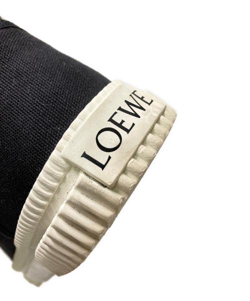LOEWE（ロエベ）LOEWE (ロエベ) ハイカットスニーカー ブラック×ホワイト サイズ:36の古着・服飾アイテム