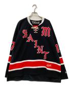 SAINT MICHAELセントマイケル）の古着「LS GAME SHIRT」｜レッド×ブラック