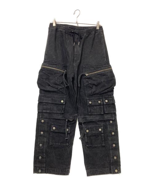 BREATH（ブレス）BREATH (ブレス) デニムカーゴパンツ ブラック サイズ:Mの古着・服飾アイテム