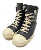 RICK OWENSリックオウエンス）の古着「Ramones sneakers」｜ブラック×ホワイト