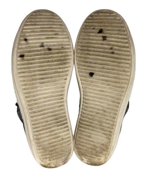 RICK OWENS（リックオウエンス）RICK OWENS (リックオウエンス) Ramones sneakers ブラック×ホワイト サイズ:42の古着・服飾アイテム