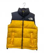 THE NORTH FACEザ ノース フェイス）の古着「ダウンジャケット」｜イエロー×ブラック