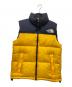 THE NORTH FACE（ザ ノース フェイス）の古着「ダウンジャケット」｜イエロー×ブラック