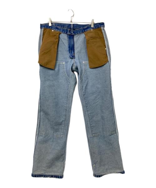 CarHartt（カーハート）CarHartt (カーハート) ダブルニーデニムペインターパンツ インディゴ サイズ:36の古着・服飾アイテム