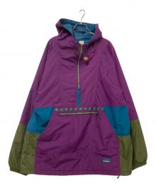 L.L.Bean（エルエルビーン）の古着「90‘Ｓアノラックパーカー」｜パープル×グリーン