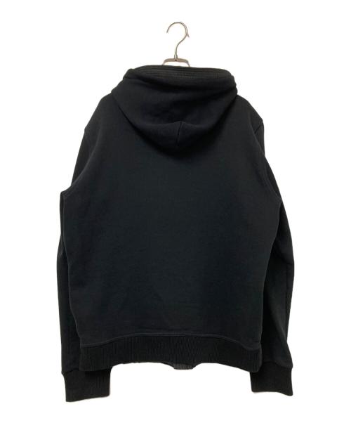 DIESEL（ディーゼル）DIESEL (ディーゼル) ジップアップ中綿フーディー ブラック サイズ:Lの古着・服飾アイテム
