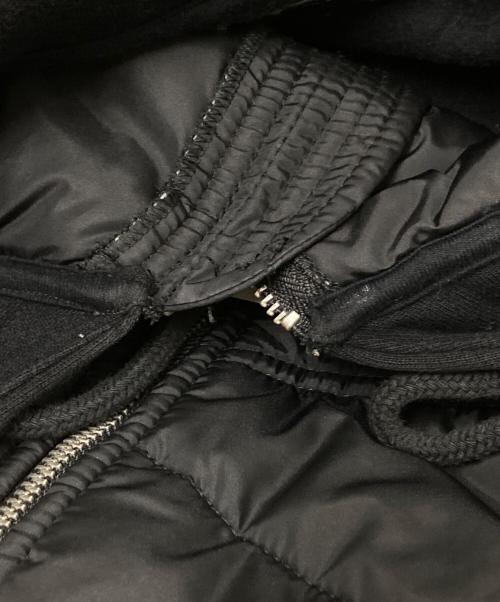 DIESEL（ディーゼル）DIESEL (ディーゼル) ジップアップ中綿フーディー ブラック サイズ:Lの古着・服飾アイテム