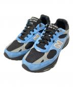 NEW BALANCEニューバランス）の古着「993 ローカットスニーカー」｜ブラック×ブルー