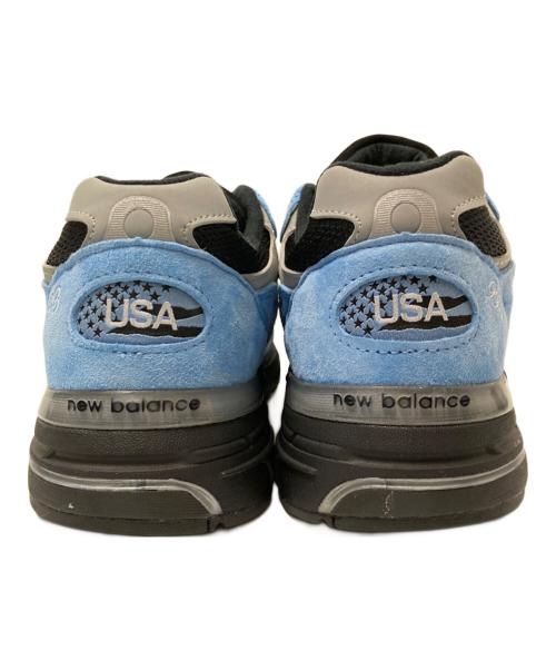 NEW BALANCE（ニューバランス）NEW BALANCE (ニューバランス) 993 ローカットスニーカー ブラック×ブルー サイズ:27.0cmの古着・服飾アイテム
