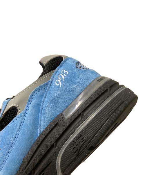 NEW BALANCE（ニューバランス）NEW BALANCE (ニューバランス) 993 ローカットスニーカー ブラック×ブルー サイズ:27.0cmの古着・服飾アイテム