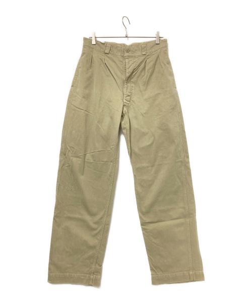 French Army（フランス軍）French Army (フランス軍) M-52 チノトラウザーズパンツ ベージュ サイズ:44の古着・服飾アイテム