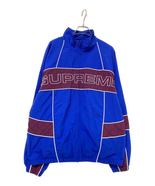 SUPREME（シュプリーム）SUPREME (シュプリーム) Jacquard Panel Track Jacket ブルー サイズ:Lの古着・服飾アイテム