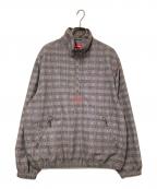 SUPREMEシュプリーム）の古着「Track Half Zip Pullover」｜レッド×ベージュ