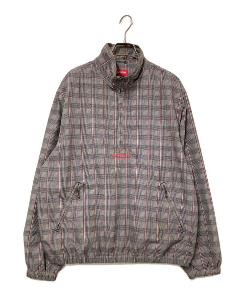 SUPREME（シュプリーム）SUPREME (シュプリーム) Track Half Zip Pullover レッド×ベージュ サイズ:Mの古着・服飾アイテム