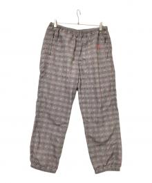 SUPREME（シュプリーム）の古着「Glen Check Track Pant」｜レッド×ベージュ