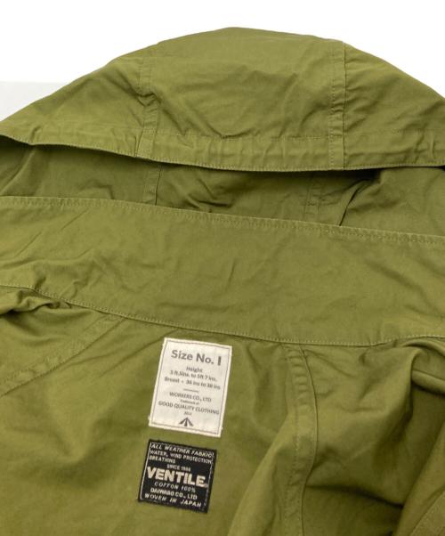 WORKERS（ワーカーズ）WORKERS (ワーカーズ) VENTILE RAF PARKA オリーブ サイズ:1の古着・服飾アイテム