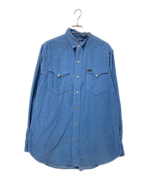 POLO SPORT（ポロスポーツ）POLO SPORT (ポロスポーツ) Corduroy Western Shirt ブルー サイズ:Mの古着・服飾アイテム