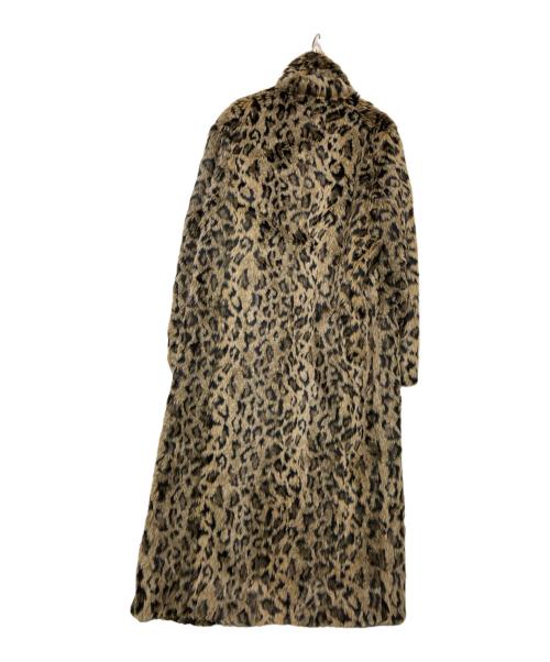 Sov.（ソブ）Sov. (ソブ) レオパードエコファーロングコート ベージュ×ブラック サイズ:36 未使用品の古着・服飾アイテム
