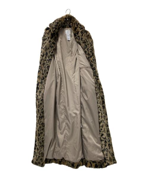 Sov.（ソブ）Sov. (ソブ) レオパードエコファーロングコート ベージュ×ブラック サイズ:36 未使用品の古着・服飾アイテム