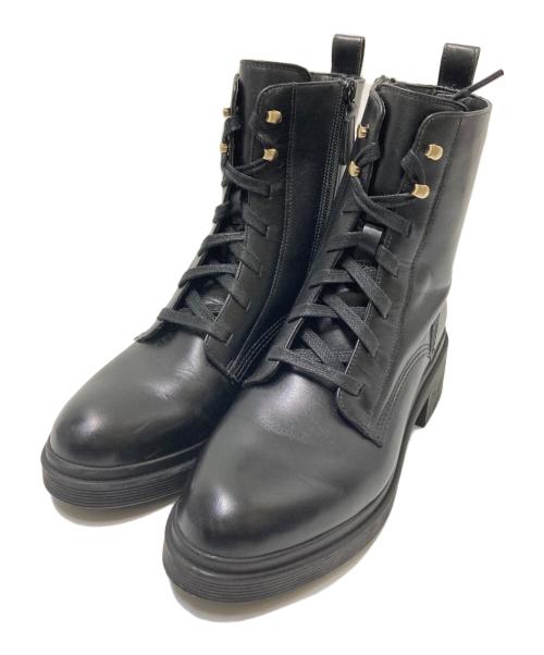 COLE HAAN（コールハーン）COLE HAAN (コールハーン) レースアップ ラグ ブーツ ブラック サイズ:7 1/2Bの古着・服飾アイテム