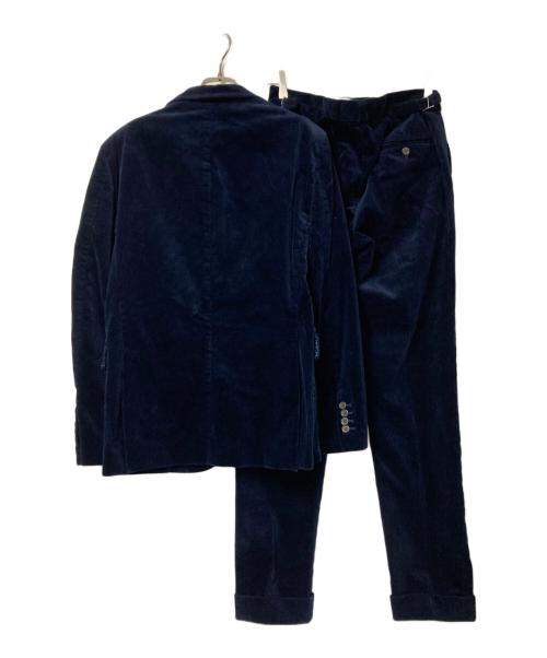 POLO RALPH LAUREN（ポロ・ラルフローレン）POLO RALPH LAUREN (ポロ・ラルフローレン) モダンフィットストレッチコーデュロイセットアップ ネイビー サイズ:トップス36(S)・パンツW28×L32の古着・服飾アイテム