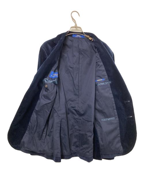 POLO RALPH LAUREN（ポロ・ラルフローレン）POLO RALPH LAUREN (ポロ・ラルフローレン) モダンフィットストレッチコーデュロイセットアップ ネイビー サイズ:トップス36(S)・パンツW28×L32の古着・服飾アイテム