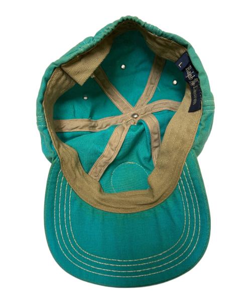 POLO RALPH LAUREN（ポロ・ラルフローレン）POLO RALPH LAUREN (ポロ・ラルフローレン) 90‘Sロゴパッチダックキャップ グリーン サイズ:下記参照の古着・服飾アイテム