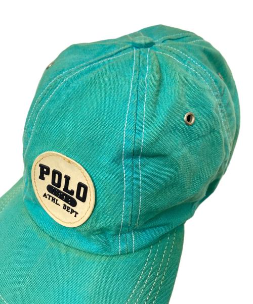 POLO RALPH LAUREN（ポロ・ラルフローレン）POLO RALPH LAUREN (ポロ・ラルフローレン) 90‘Sロゴパッチダックキャップ グリーン サイズ:下記参照の古着・服飾アイテム
