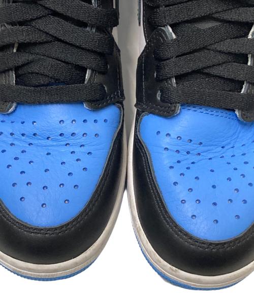 NIKE（ナイキ）NIKE (ナイキ) AIR JORDAN 1 RETRO HIGH OG(エア ジョーダン 1 レトロ ) ブラック×ブルー サイズ:24.5cmの古着・服飾アイテム