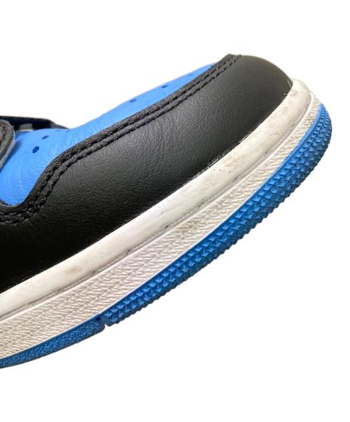 NIKE（ナイキ）NIKE (ナイキ) AIR JORDAN 1 RETRO HIGH OG(エア ジョーダン 1 レトロ ) ブラック×ブルー サイズ:24.5cmの古着・服飾アイテム