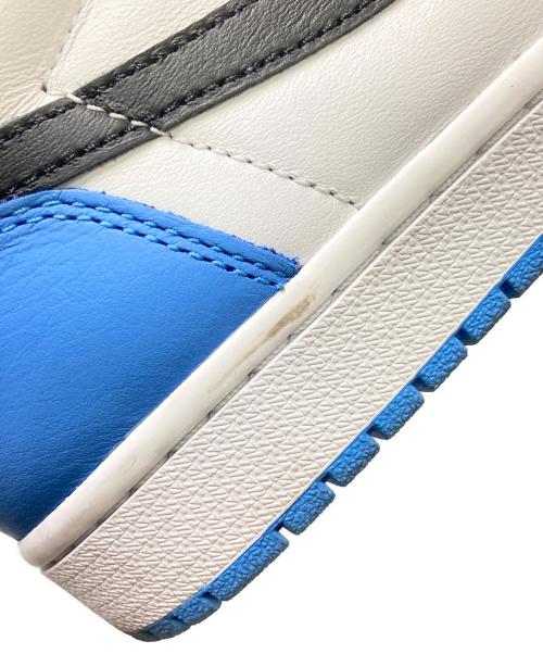 NIKE（ナイキ）NIKE (ナイキ) AIR JORDAN 1 RETRO HIGH OG(エア ジョーダン 1 レトロ ) ブラック×ブルー サイズ:24.5cmの古着・服飾アイテム