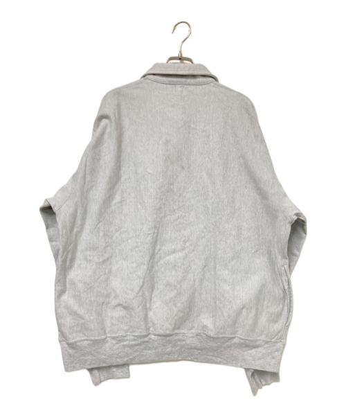 blurhms ROOTSTOCK（ブラームスルーツストック）blurhms ROOTSTOCK (ブラームスルーツストック) Thin-Sweat Half-Zip P/O グレー サイズ:3の古着・服飾アイテム