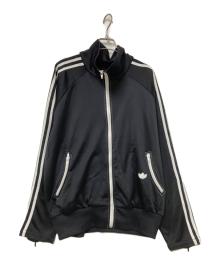 adidas（アディダス）の古着「復刻万国旗タグ トラックジャケット」｜ブラック×ホワイト