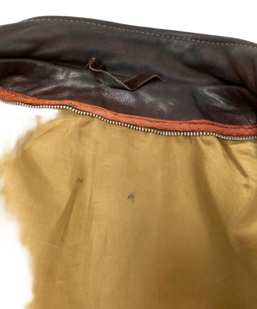 Schott（ショット）Schott (ショット) シングルレザージャケット ブラウン サイズ:44の古着・服飾アイテム