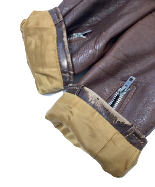 Schott（ショット）Schott (ショット) シングルレザージャケット ブラウン サイズ:44の古着・服飾アイテム