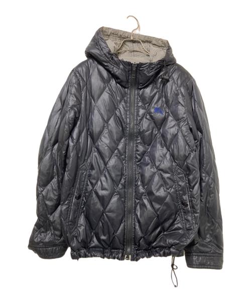 BURBERRY BLACK LABEL（バーバリーブラックレーベル）BURBERRY BLACK LABEL (バーバリーブラックレーベル) リバーシブルダウンジャケット ホワイト×ブラック サイズ:Lの古着・服飾アイテム