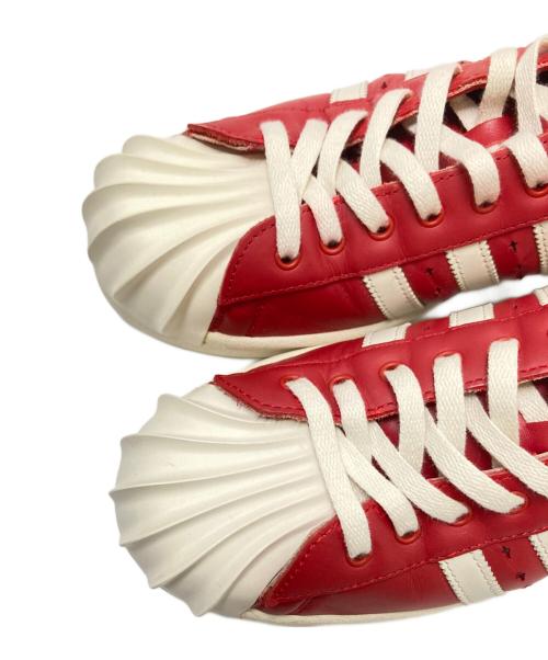 adidas（アディダス）adidas (アディダス) THUG CLUB (サグ クラブ) ハイカットスニーカー ホワイト×レッド サイズ:28.0cmの古着・服飾アイテム
