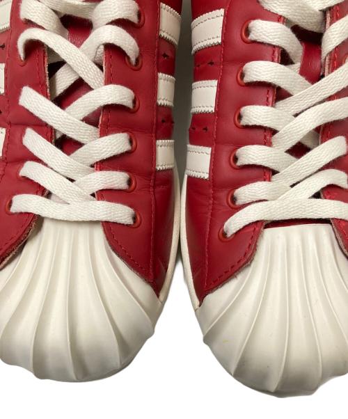 adidas（アディダス）adidas (アディダス) THUG CLUB (サグ クラブ) ハイカットスニーカー ホワイト×レッド サイズ:28.0cmの古着・服飾アイテム