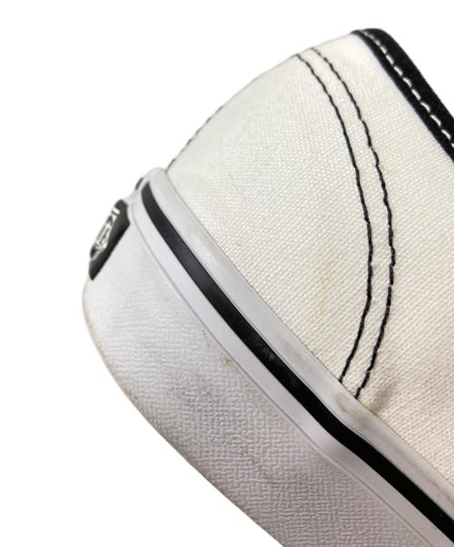 VANS（ヴァンズ）VANS (ヴァンズ) ローカットスニーカー ホワイト×ブラック サイズ:27.0cmの古着・服飾アイテム
