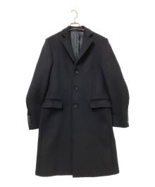Acne studios（アクネ ストゥディオズ）の古着「ウールチェスターコート」｜ブラック