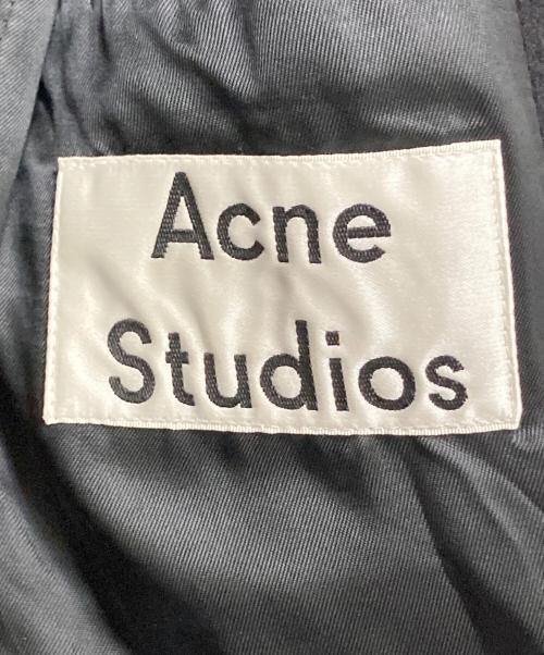 Acne studios（アクネ ストゥディオズ）Acne studios (アクネ ストゥディオズ) ウールチェスターコート ブラック サイズ:44の古着・服飾アイテム