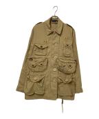 RALPH LAURENラルフローレン）の古着「フォトグラファージャケット」｜ベージュ