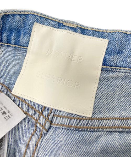 mother（マザー）mother (マザー) HIGH WAISTED STUDY SKIMP ストレートレッグ インディゴ サイズ:24の古着・服飾アイテム