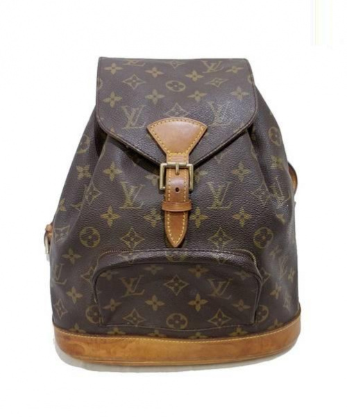 LOUIS VUITTON（ルイ ヴィトン）LOUIS VUITTON (ルイヴィトン) リュックモンスリMM ブラウン サイズ:- モノグラム　モンスリMMの古着・服飾アイテム