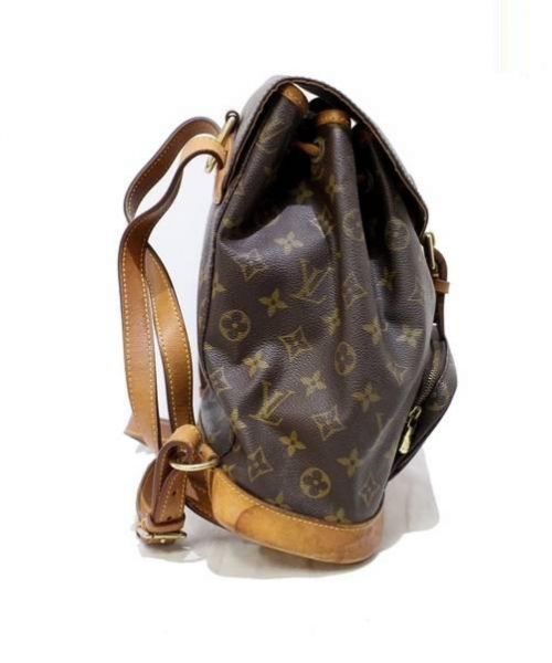 LOUIS VUITTON（ルイ ヴィトン）LOUIS VUITTON (ルイヴィトン) リュックモンスリMM ブラウン サイズ:- モノグラム　モンスリMMの古着・服飾アイテム