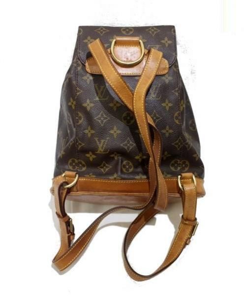 LOUIS VUITTON（ルイ ヴィトン）LOUIS VUITTON (ルイヴィトン) リュックモンスリMM ブラウン サイズ:- モノグラム　モンスリMMの古着・服飾アイテム