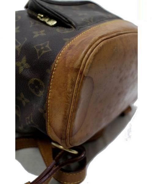 LOUIS VUITTON（ルイ ヴィトン）LOUIS VUITTON (ルイヴィトン) リュックモンスリMM ブラウン サイズ:- モノグラム　モンスリMMの古着・服飾アイテム